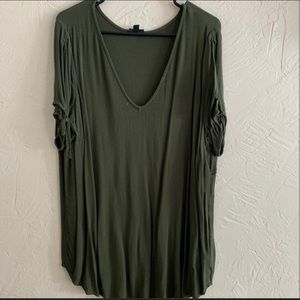 Olive green tunic